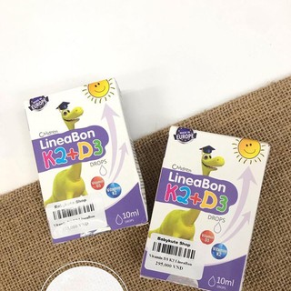 [HSD 05.2027] Thực phẩm bảo vệ sức khỏe LineaBon K2 + D3 (Chai 10ml)