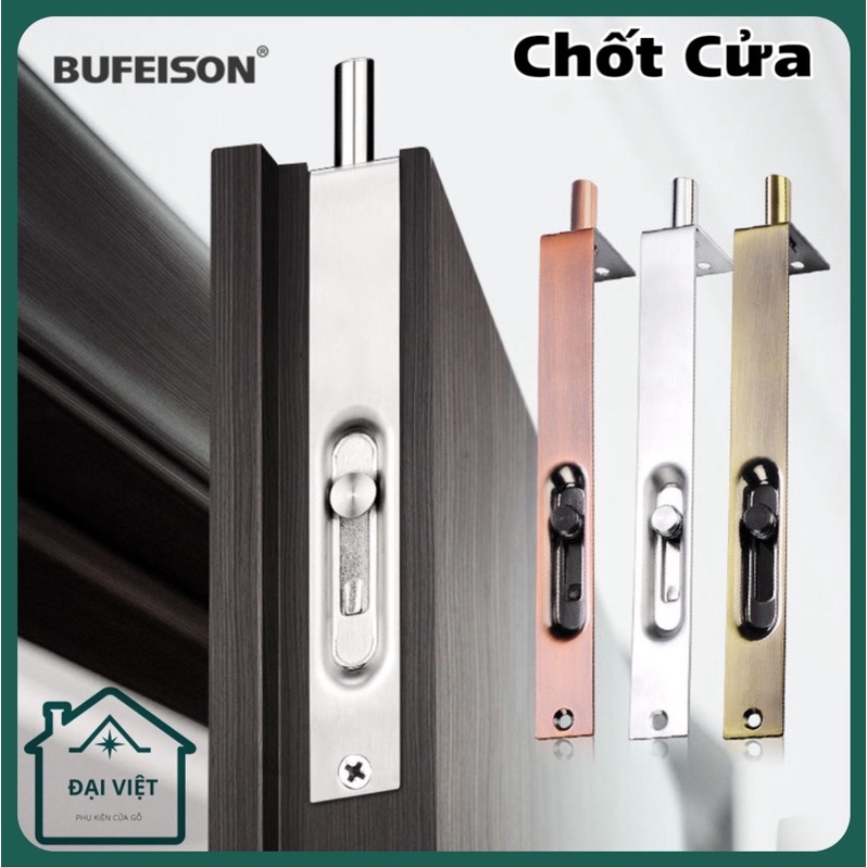 Chốt âm inox lắp chặn cửa, chống bung cửa | Shopee Việt Nam