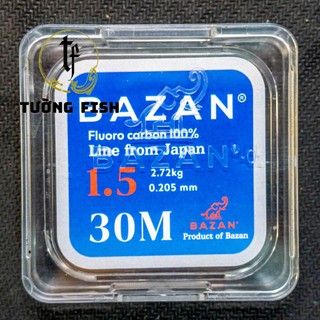 Dây thẻo Bazan Fluorocarbon nhiều size x 30m
