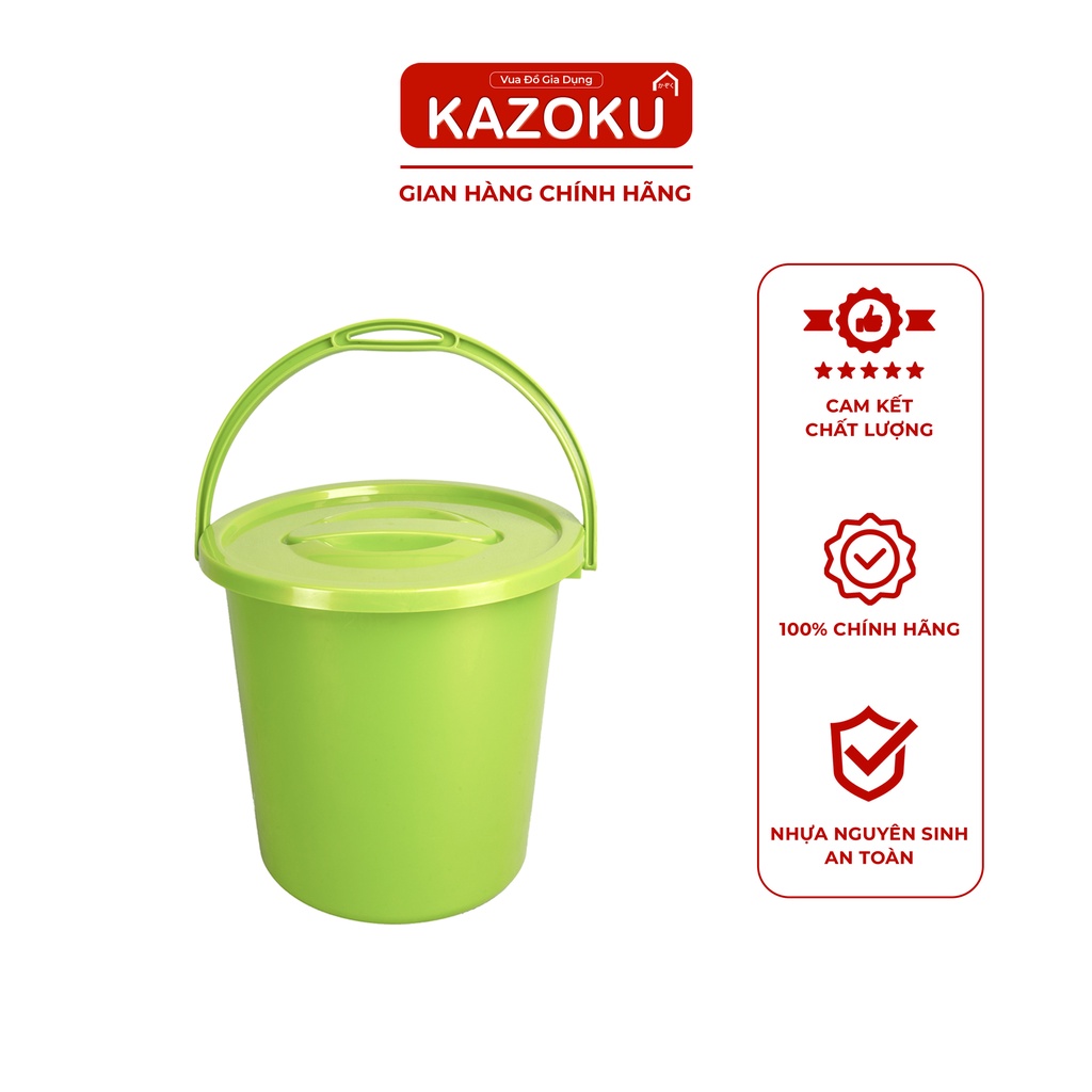 Xô Nhựa MINI, Xô Nước - 4L/6L/8L - Nhựa Nam Dương  - Vua Đồ Gia Dụng Kazoku [XKM]