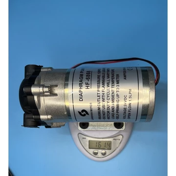 Bơm 24v - Dùng cho máy lọc nước R.O, máy phun sương. Tặng kèm 2 cút nối nhanh.