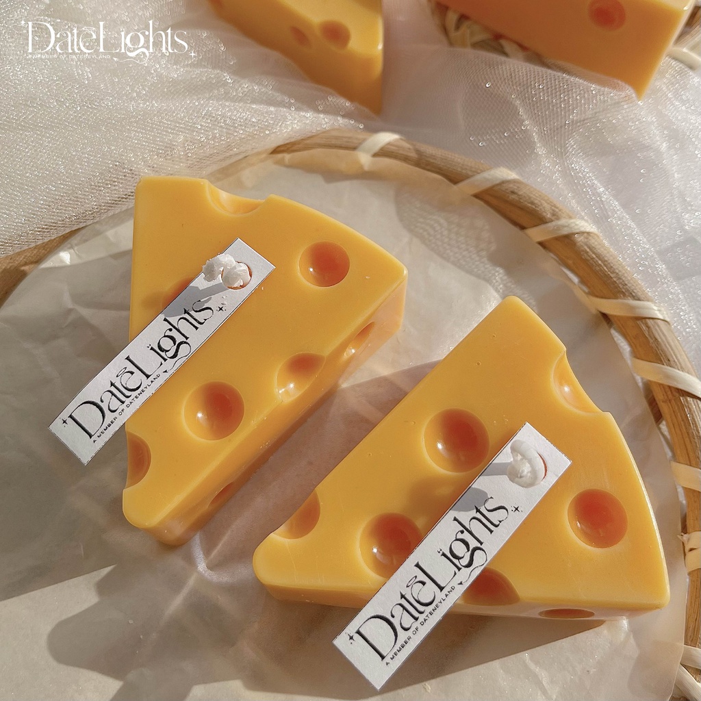 [Freeship] DATENEYLAND - Nến thơm hình Phô mai Say Cheese. Trang trí bàn học bàn làm việc, làm quà tặng. | BigBuy360 - bigbuy360.vn