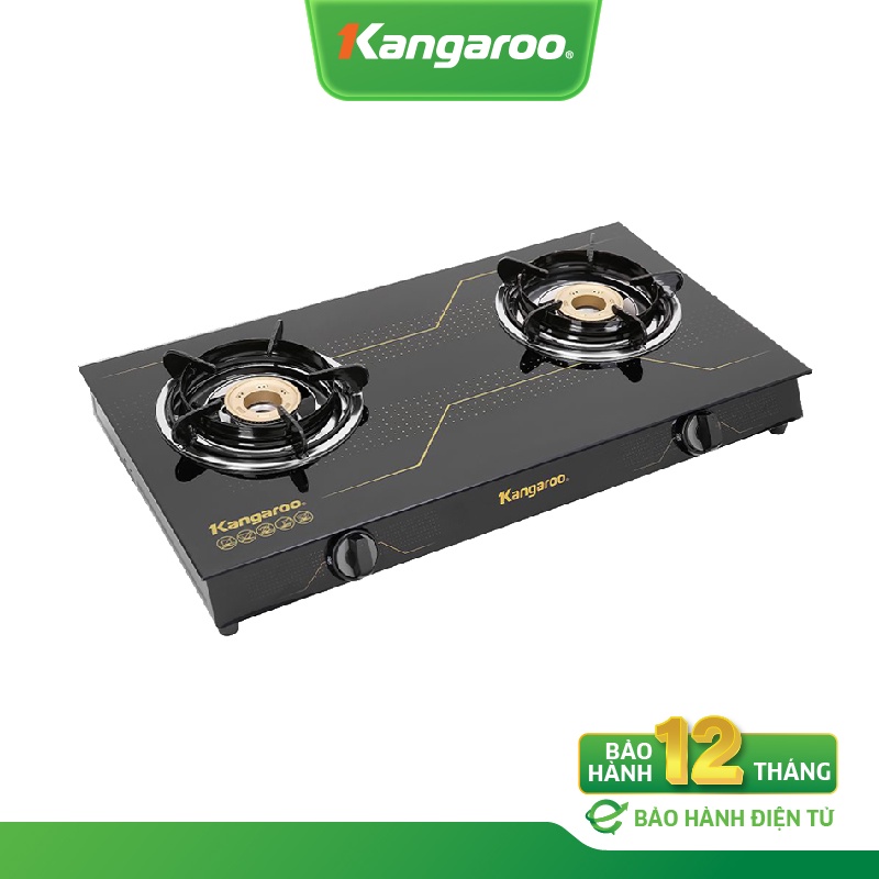 Bếp gas dương kính hai lò kangaroo KG516M