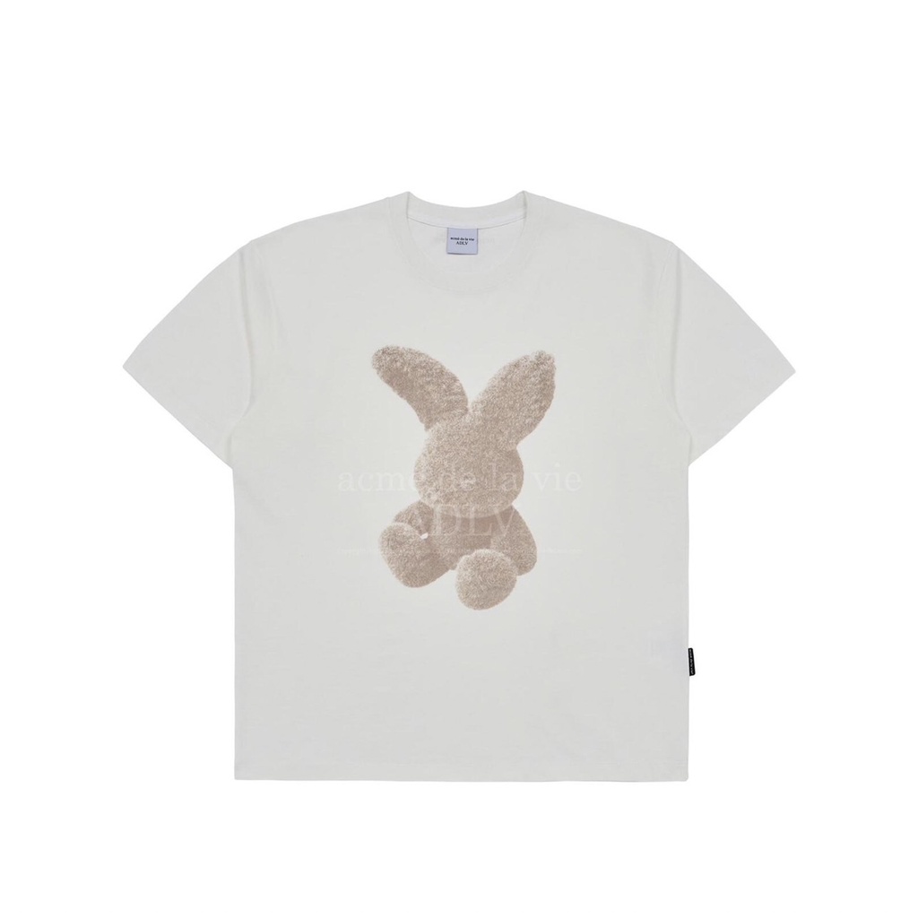 Fuzzy T Shirt ADLV Halftone Dot Layer Fuzzy Rabbit Short