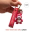 Móc Khóa Gấu Dâu LINDO, Móc Khóa Dễ Thương, Treo Balo, Cặp, Quà Tặng Đáng Yêu