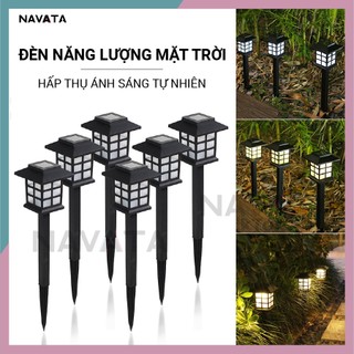 Đèn sân vườn năng lượng mặt trời đèn vuông trang trí sân vườn cầu thang ban công