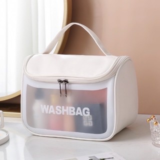 Túi WASHBAG thế hệ mới , dạng hộp , có nắp khóa đựng mỹ phẩm sang trọng và tiện lợi