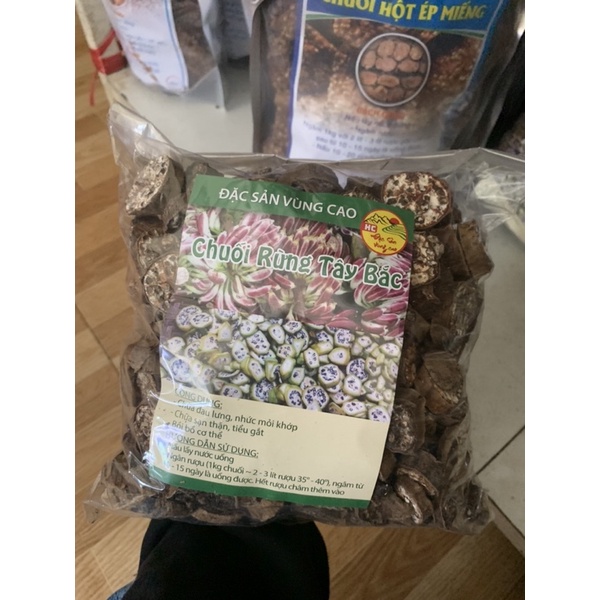 Chuối Hột Rừng Thái Miếng Khô 1kg | Mùi Thơm, Ngâm tửu Đậm Vị, Sắc Uống Hằng Ngày