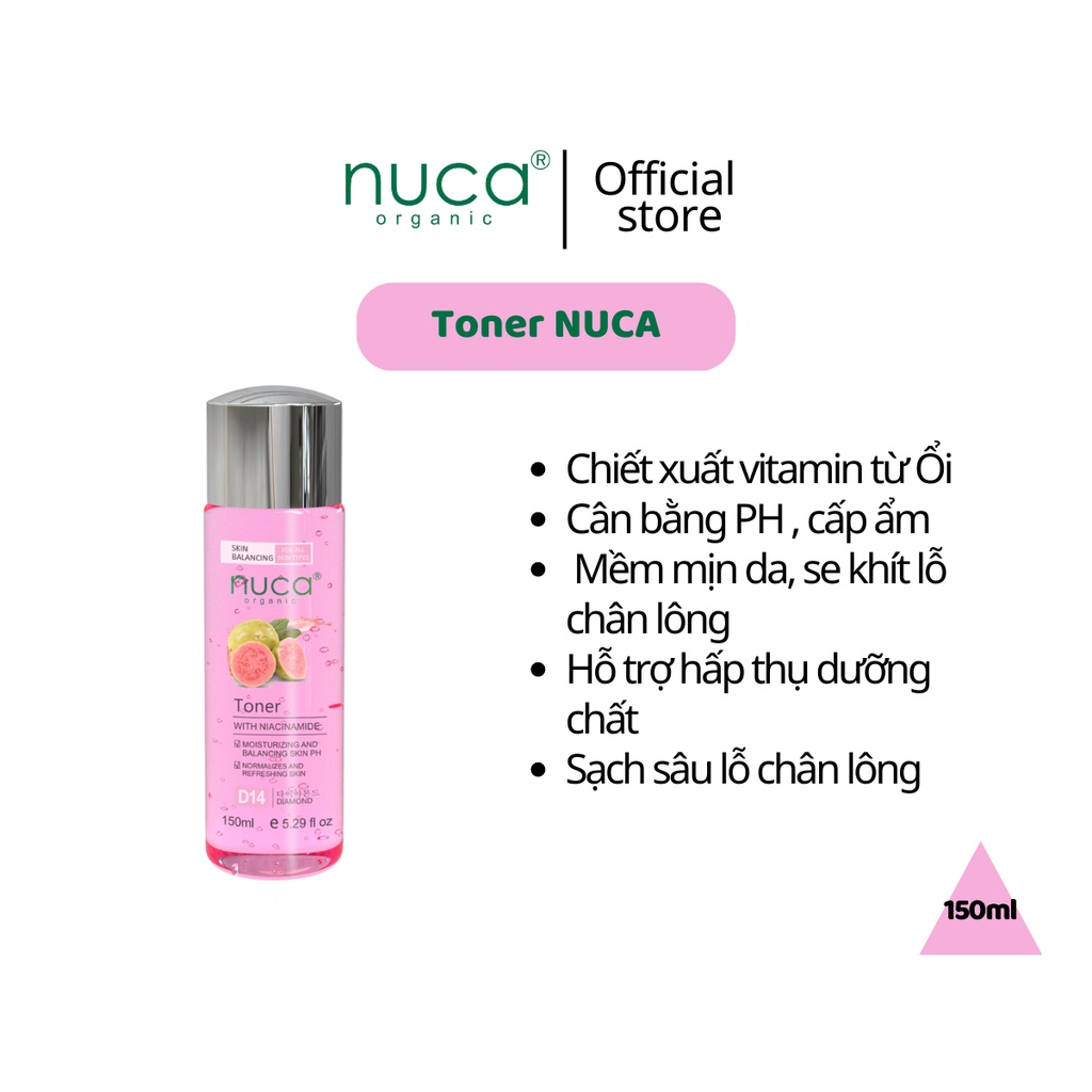 Toner NUCA Nước Hoa Hồng NUCA