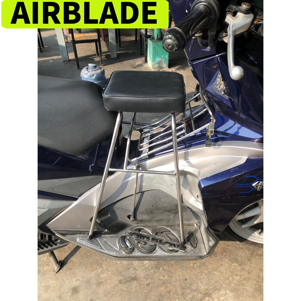 [ ĐÔN NỆM AB ] GHẾ ĐÔN GA YÊN NỆM XE AIRBLADE AN TOÀN CHO BÉ