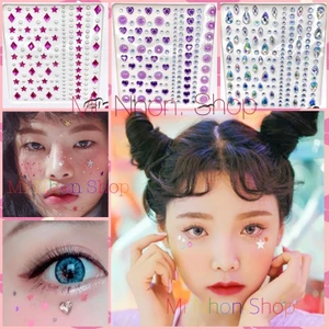 Hạt đá pha lê , ngọc dán da dạng sticker dùng makeup, biểu diễn, trang trí ốp điện thoại, sổ tay…festival
