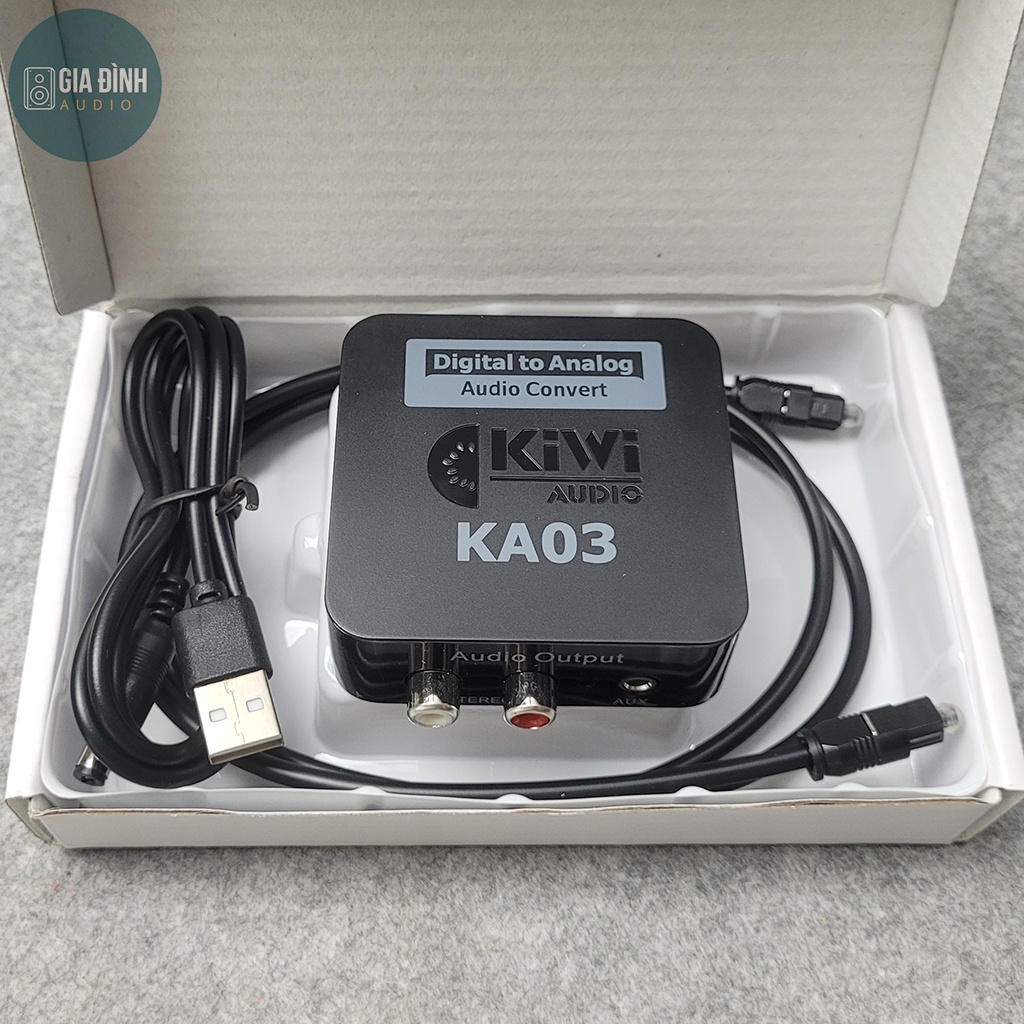 Bộ chuyển đổi âm thanh Kiwi KA03 - Chính hãng | Shopee Việt Nam