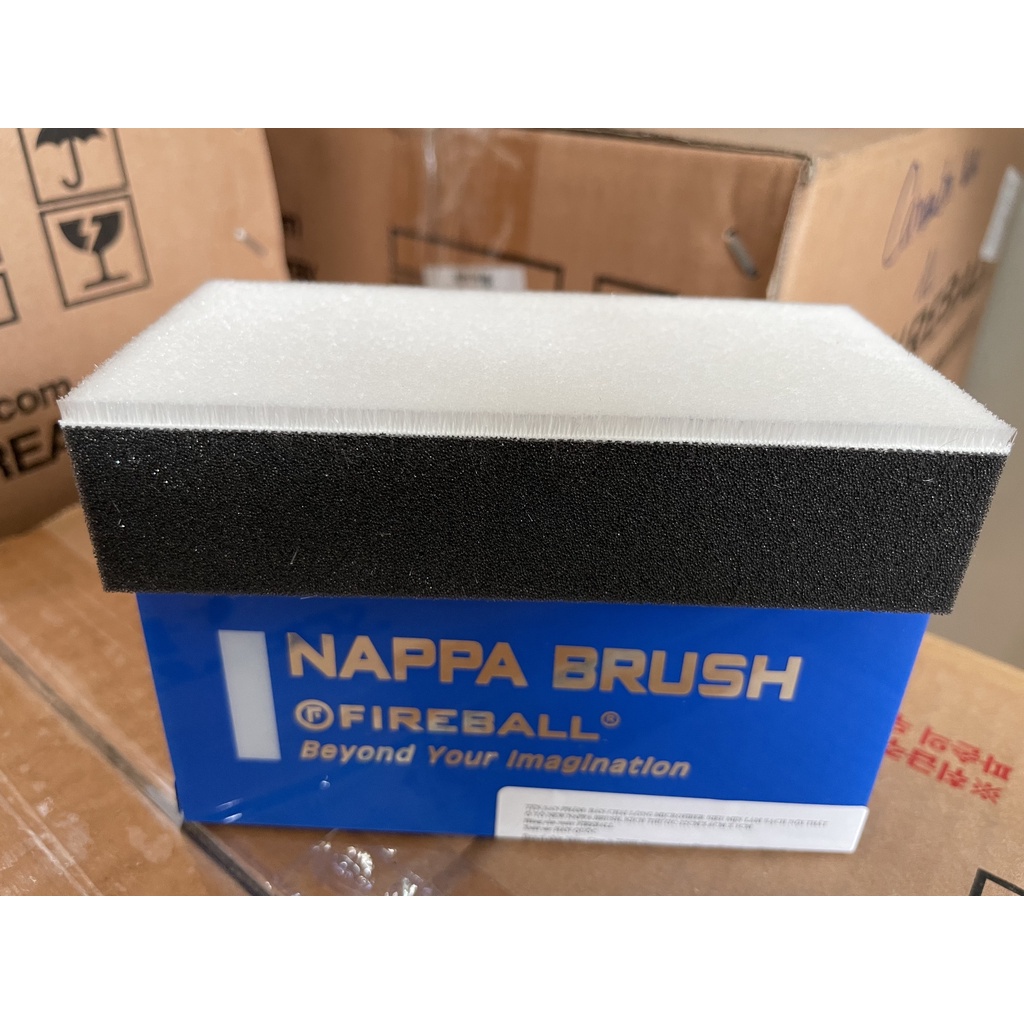 Bàn chải cao cấp làm sạch nội thất ô tô New Nappa Brush, hàng chính hãng Fireball, xuất xứ Hàn Quốc