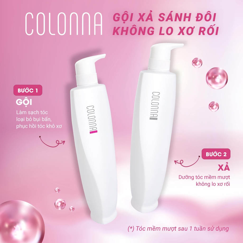 Dầu gội suôn mượt - dành cho tóc nhuộm, tóc nối