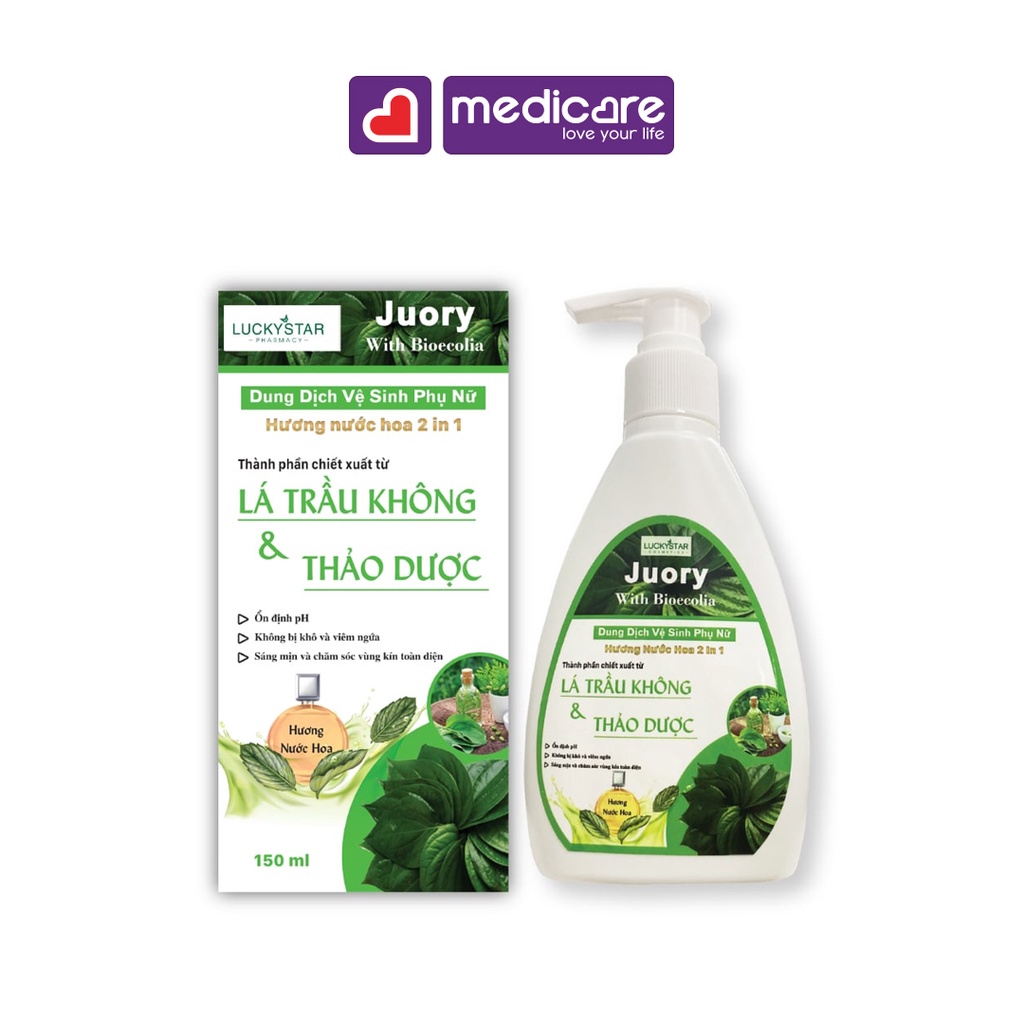 Dung Dịch Vệ Sinh Juory Thảo Dược Hương Nước Hoa 150ml