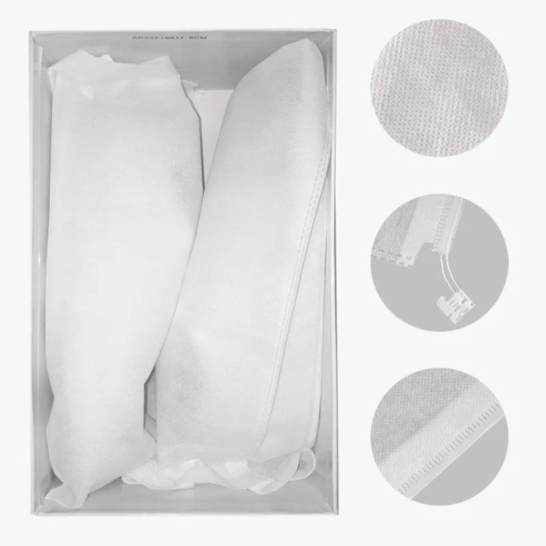 (Sỉ 900d) COMBO 50-100 Túi Đựng Giày đa năng Vải Không Dệt, Miệng Dây Rút tiện ích kích thước 30x37cm