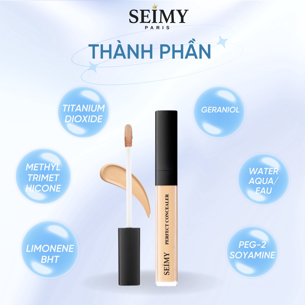 Ảnh Kem Che Khuyết Điểm SEIMY - Perfect Concealer 4ml 2