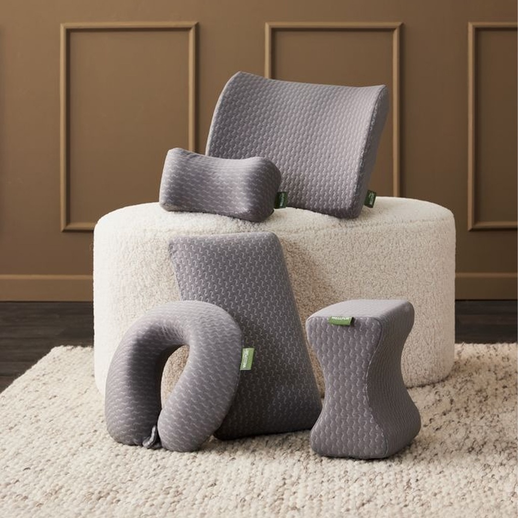 Ảnh Ruột gối Memory Foam | JYSK Wellpur Stranda| xám | R33xD33xC8cm 1
