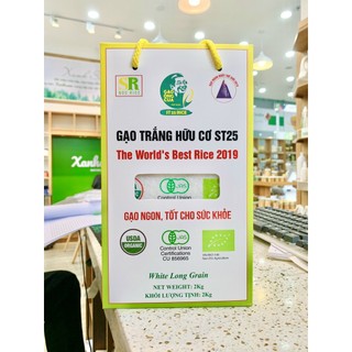Gạo Thơm Hữu Cơ ST25 Gạo Ông Cua 2kg - Xanhsam Natural & Organic