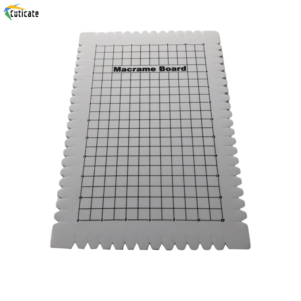 [Cuticate]Bảng macrame gỗ Cuticate 6.29x9.64x0.78in thắt dây trang trí thủ công DIY