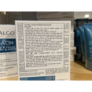 Coach Stomach And Waist - Viên Uống Giảm Mỡ Bụng Thalgo Coach Stomach & Waist