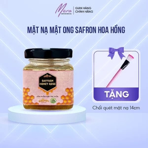 Mặt nạ mật ong saffron hoa hồng Saffron Việt Nam Lọ Thủy Tinh 50ml