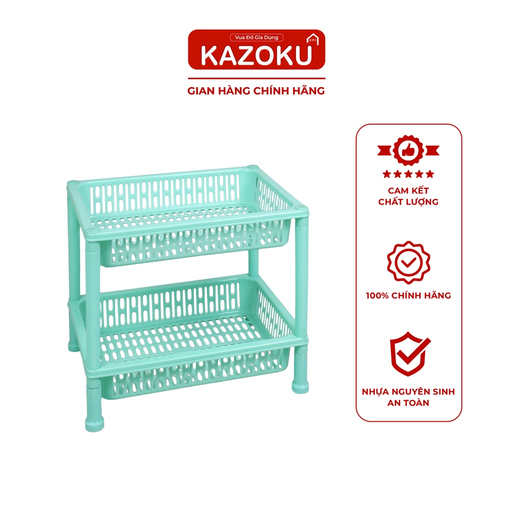 Kệ Để Đồ Mini 4 Tầng Nhựa Kazuko - 40cm x 28cm - [KX]  - AN TOÀN CHO SỨC KHỎE