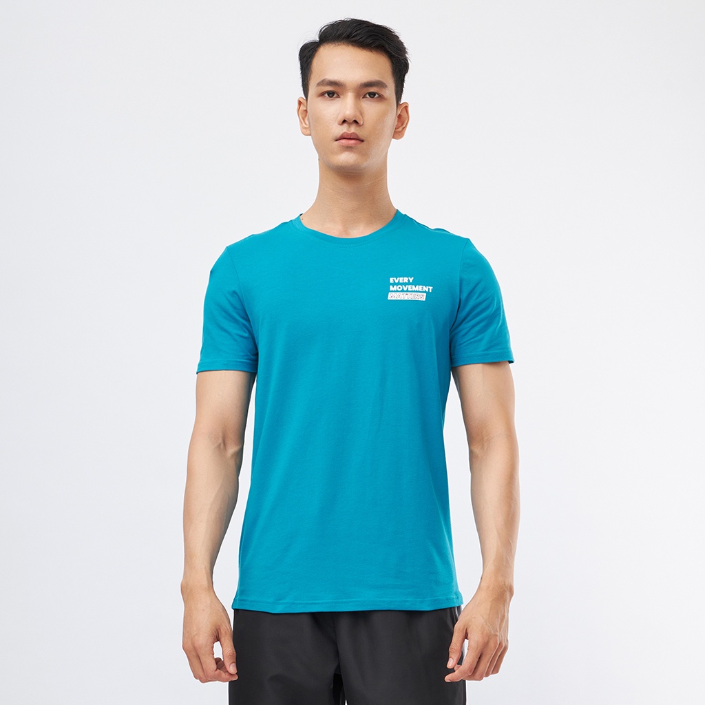 Ảnh DELTA Áo Thun Thể Thao Nam Tay Ngắn Vải Cotton Co Giãn 2 Chiều Thoáng Khí Thấm Hút Tốt R20 RTS024M 4