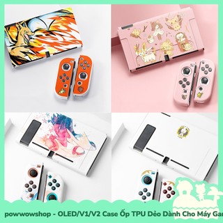 SWITCH2/Oled/V1/V2 Case Ốp TPU Dẻo Dành Cho Máy Game Cầm Tay Nintendo Swicth Phong Cách Game Pocket Monster