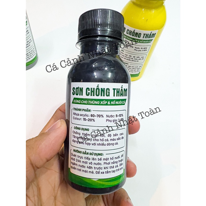 SƠN CHỐNG THẤM CHO THÙNG XỐP ĐỂ NUÔI CÁ CẢNH