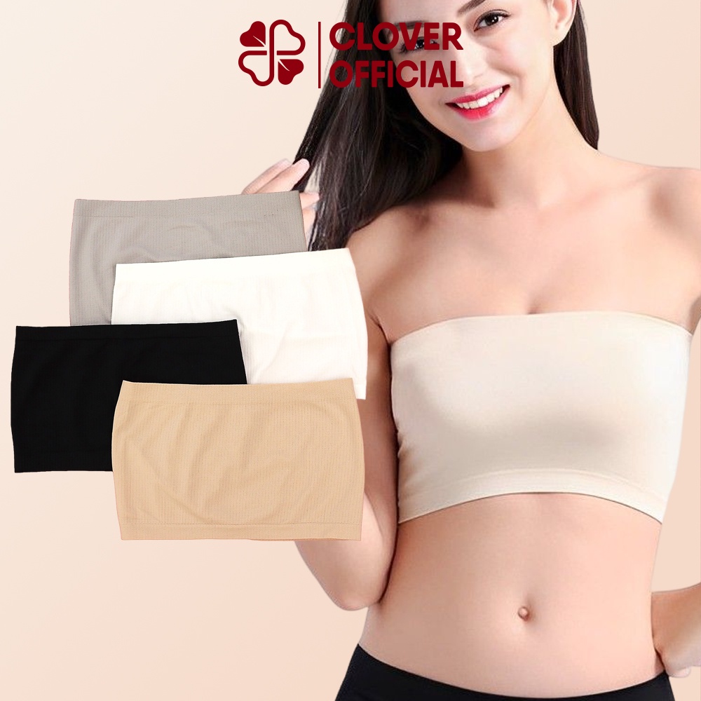 Áo Ống Cotton Dày Dặn Co Giãn Cúp Ngang ELSA BRA - 0123