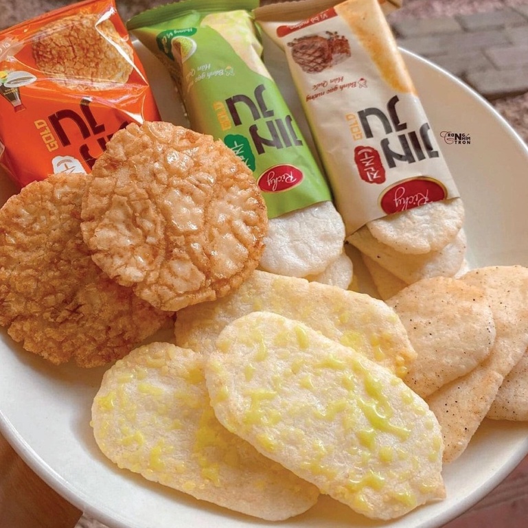 [MUA 3 TẶNG 1] Bánh Gạo JINJU RICHY vị Cốm Sữa 145g