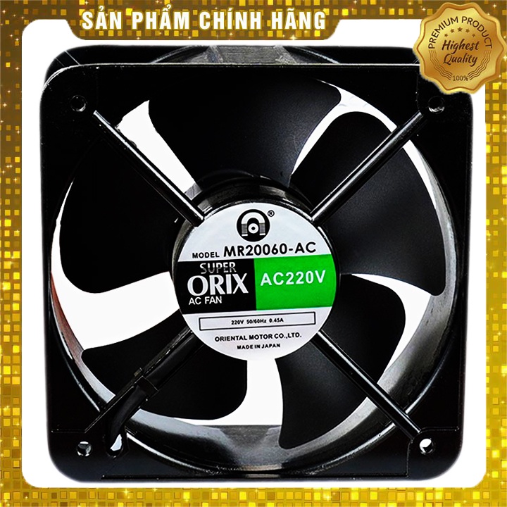 Quạt Tản Nhiệt SUPER ORIX 20x20x6cm 220-240VAC | Shopee Việt Nam