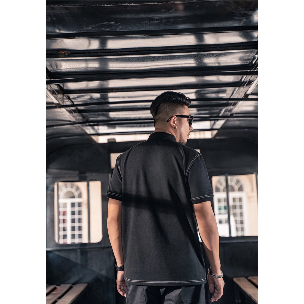 Áo polo nam bigsize 80-120Kg cổ bẻ có túi, viền chỉ viền cotton xuất xịn, form cá sấu, chống nhăn