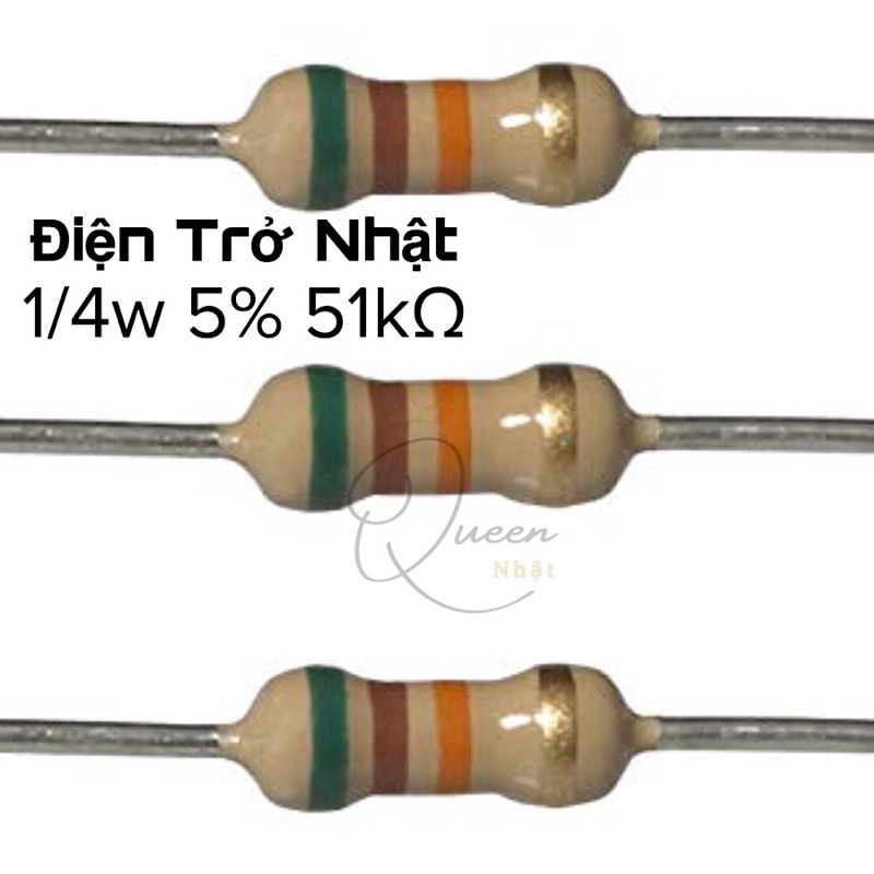 Điện Trở Nhật 1/4W 0,25W 51K Carbon | Shopee Việt Nam