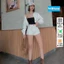 Short jean nữ trắng vải kaki lai tua rách dễ thương cá tính, dễ phối đồ William - AT228