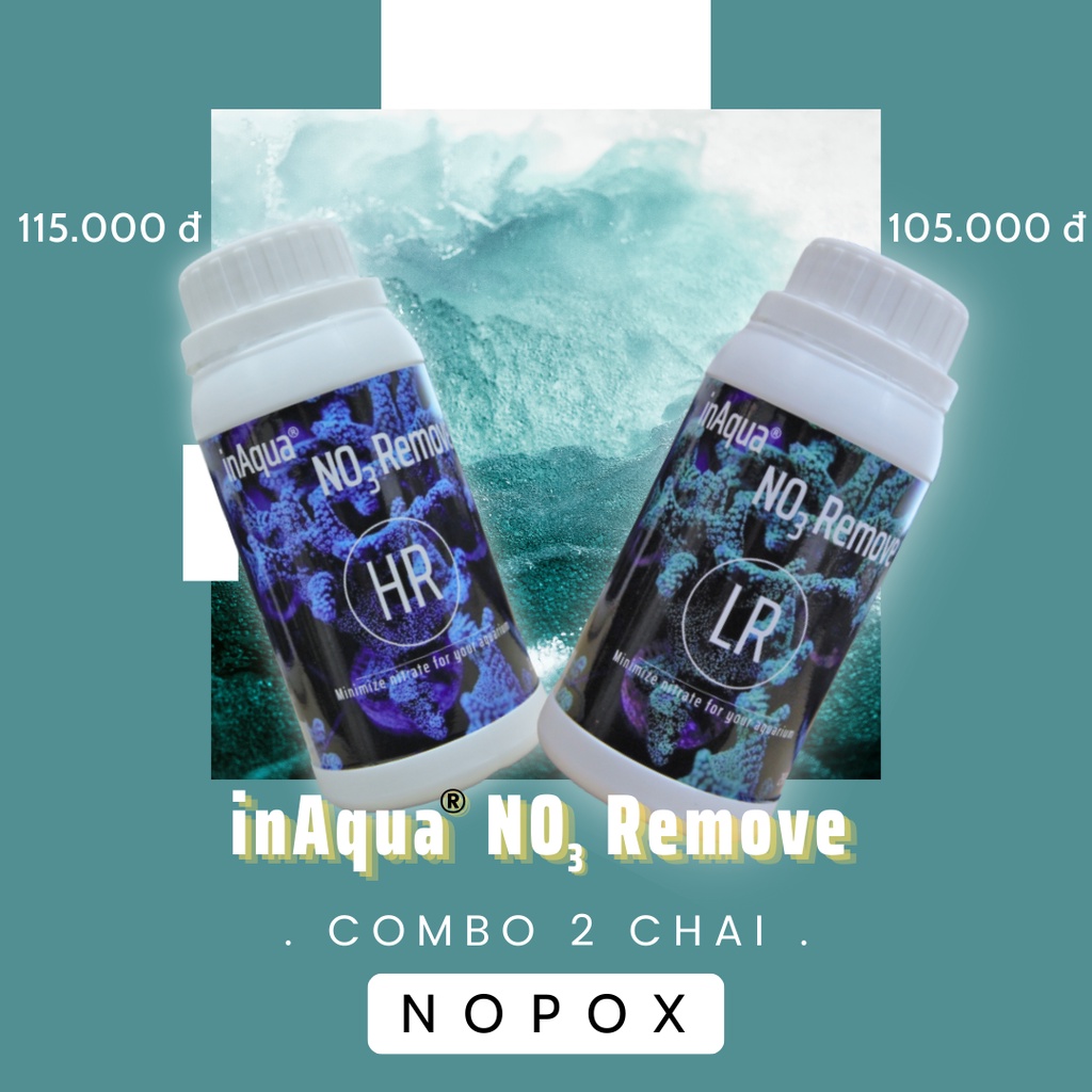 [Nopox] inAqua NO3 Remove_Giảm NO3 cho hồ cá biển | Shopee Việt Nam
