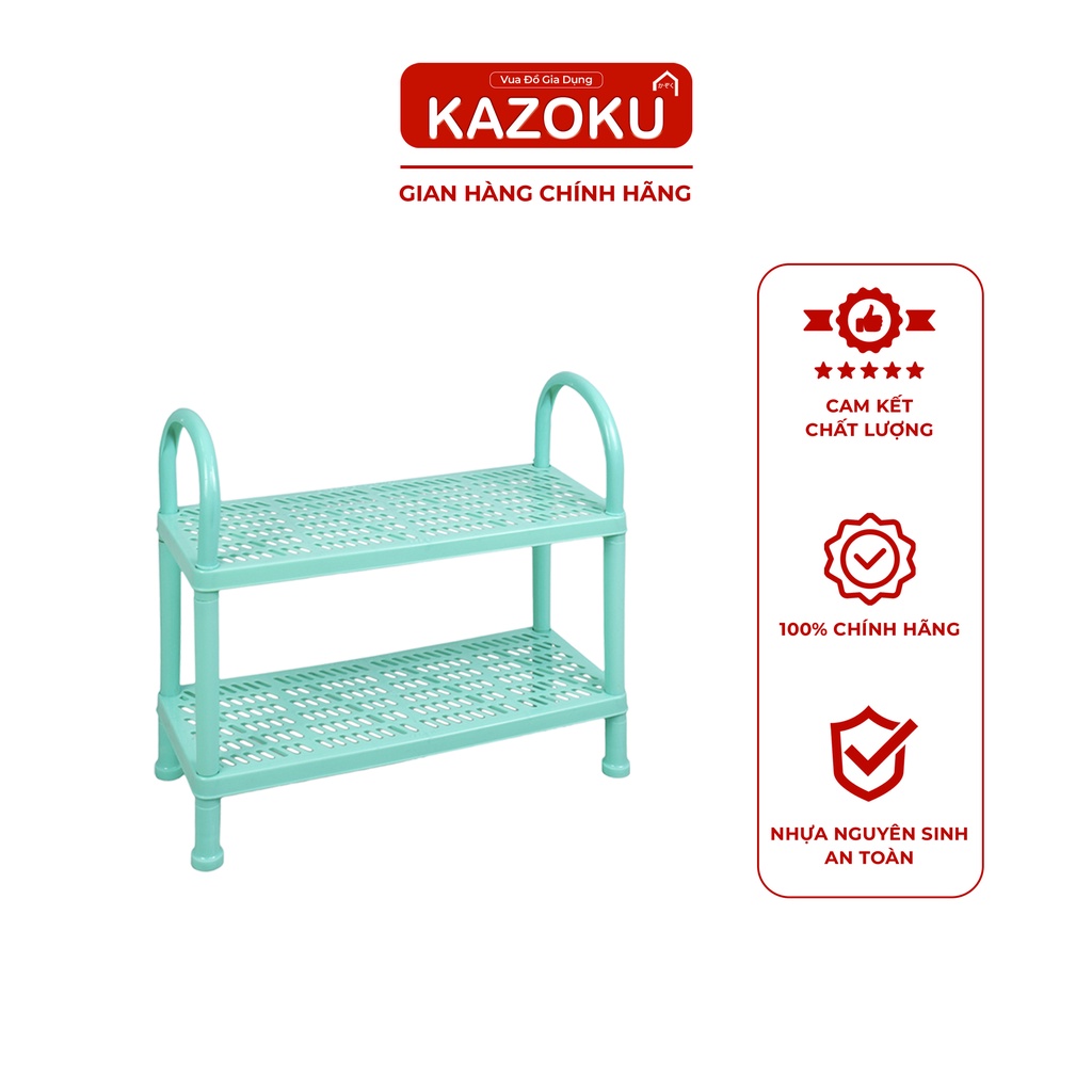 Kệ Để Giày Dép Nhựa Nam Dương - 47cm x 19cm - 2 Tầng/ 3 Tầng/ 4 Tầng - Dương/ Ngọc/ Đỏ - [KDL]