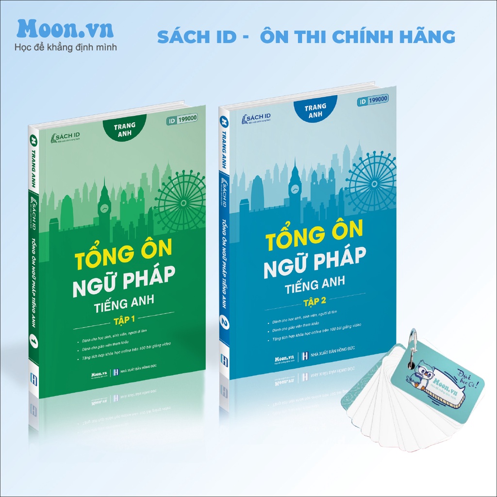 Sách Tổng ôn 30 chuyên đề ngữ pháp tiếng anh 2023 bản mới nhất của cô Trang Anh, Sách ID