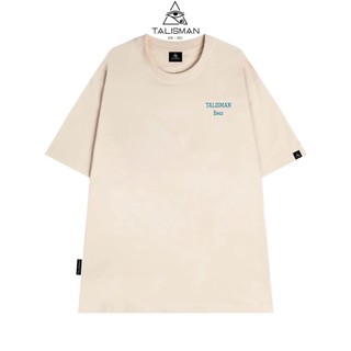 Áo phông đen, Áo phông trắng TALISMAN T06 unisex Bear Broun