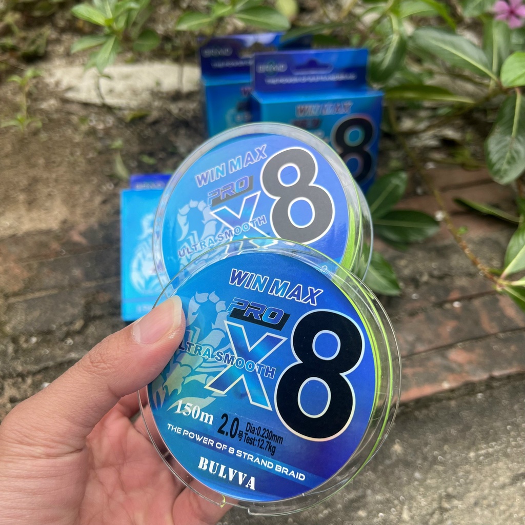 Dây Dù Câu Cá PE X8 WINMAX PRO ( JAPAN) x8 150m | Shopee Việt Nam
