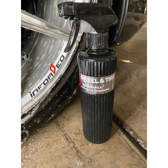 DUNG DỊCH LÀM SẠCH LỐP VÀ BÁNH XE CAO CẤP FIREBALL WHEEL & TIRE, HÀNG CHÍNH HÃNG, XUẤT XỨ HÀN QUỐC