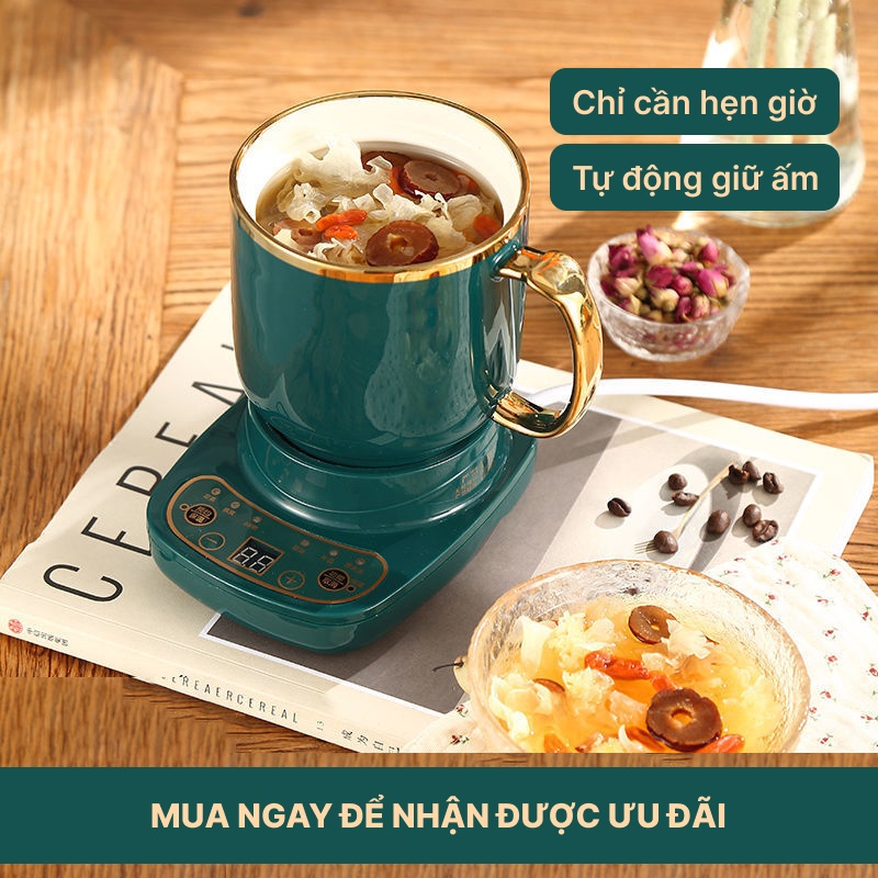 [MỚI VỀ] Cốc Chưng Yến Đa Năng, Dung tích 500/ 600/ 800ml, Cốc Điện Đa Năng Tăng Bình Trà Thủy Tinh