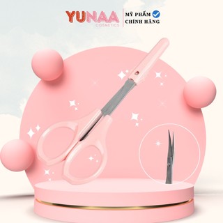 [Y135] Kéo cắt mi thép, đầu cong - chuyên dụng cho Makeup - Tỉa lông mi, lông mày, lông mũi