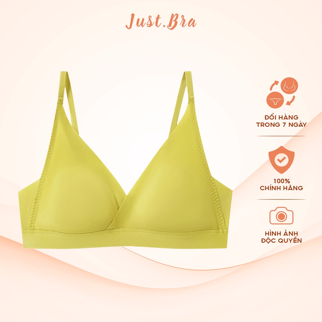 Áo ngực không gọng Just Bra thoáng khí thiết kế gom ngực, nâng đẩy AB433