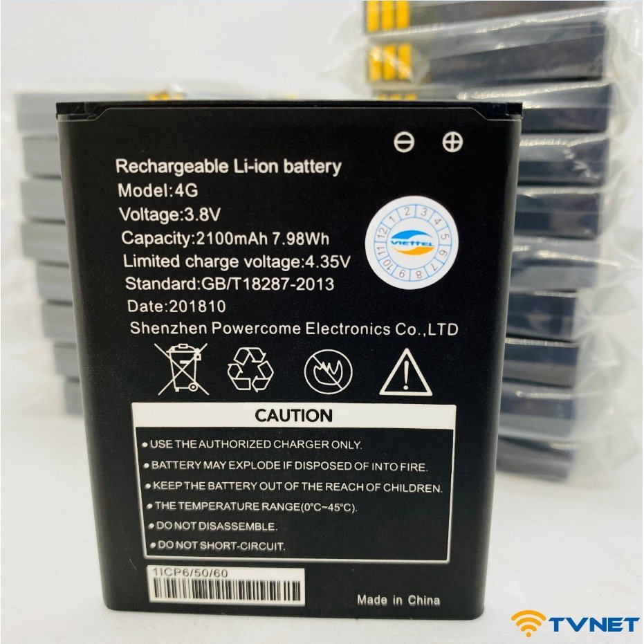 Pin của bộ phát wifi 4G LTE D6610 pod pin gắn trong thay thế tiện dụng ...