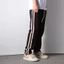 Quần Dài Nam Nữ Sọc Đỏ Vàng chất Polyester cao cấp