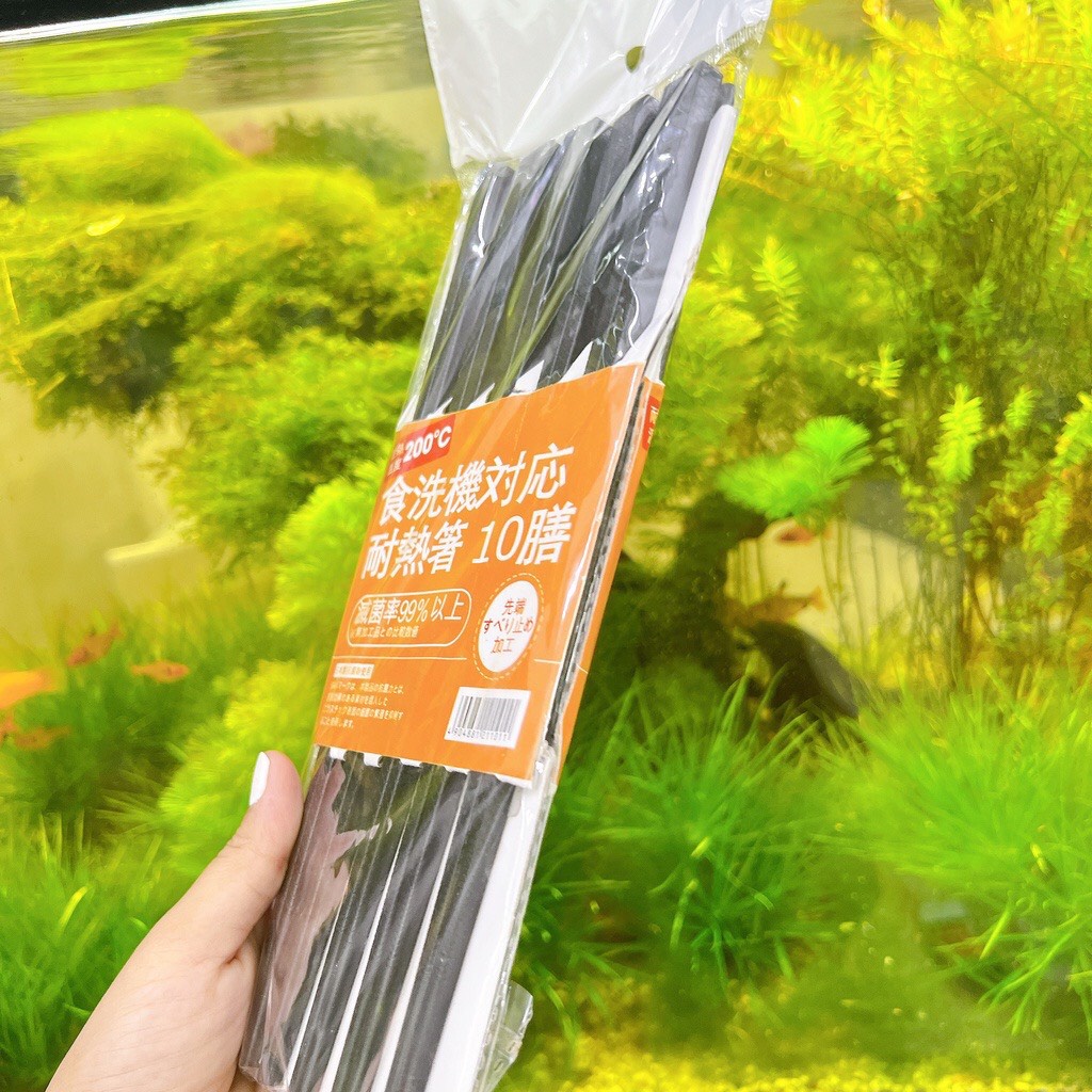 Set 10 Đũa Nhật kháng khuẩn chống nấm mốc chống trơn trượt dể sử dụng