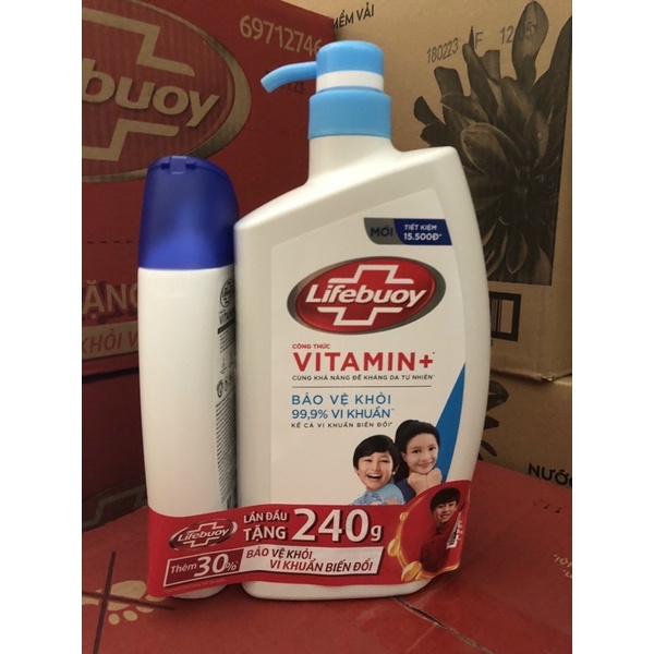 lifebuoy sữa tắm 800gr tặng kèm khăn hoặc sữa tắm tùy theo đợt công ty khuyến mãi