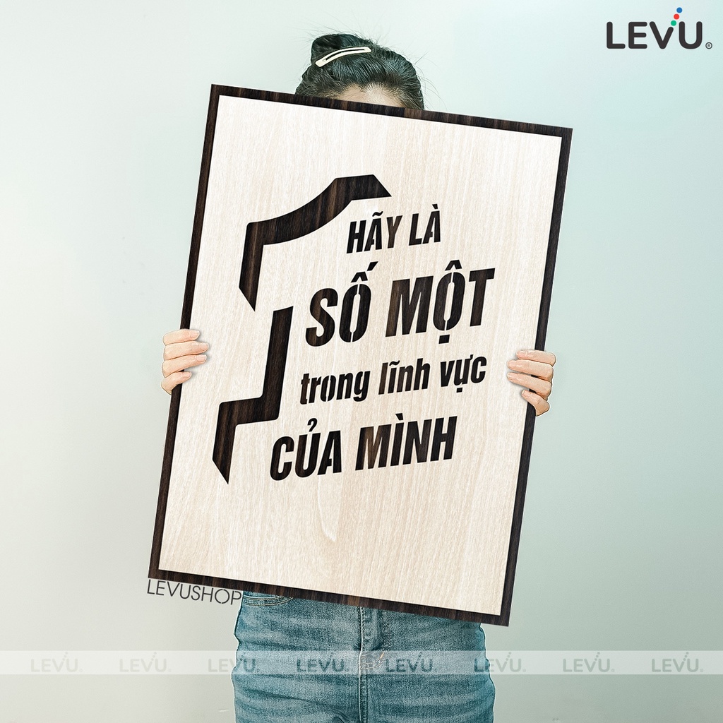 Tranh Phòng Giám Đốc LEVU095: Hãy luôn là số một trong lĩnh vực của mình